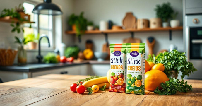 Embalagem Stick Blends: Praticidade e Sabor Embalagem Stick Blends: Praticidade e Sabor