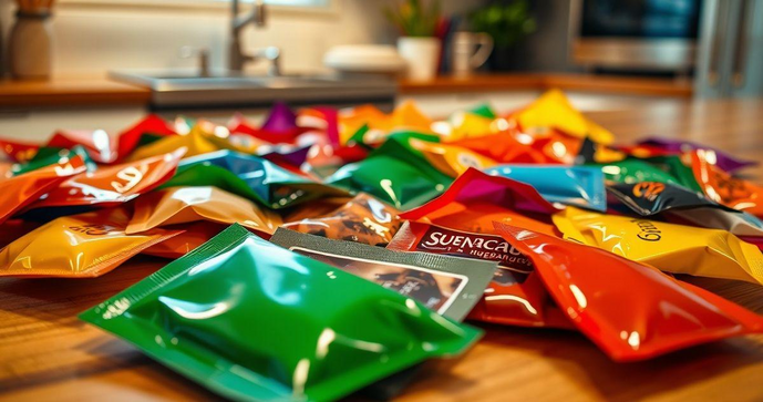 Sachês Laminados de Molhos: Praticidade e Sabor Sachês Laminados de Molhos: Praticidade e Sabor