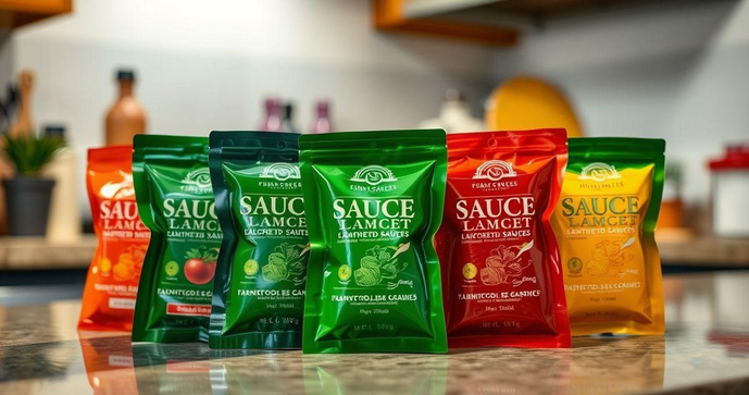 Sachês Laminados de Molhos que Transformam sua Experiência Gastronômica Sachês Laminados de Molhos que Transformam sua Experiência Gastronômica