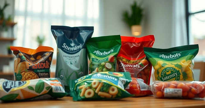 Embalagem Flexível para Alimentos Protegida e Sustentável